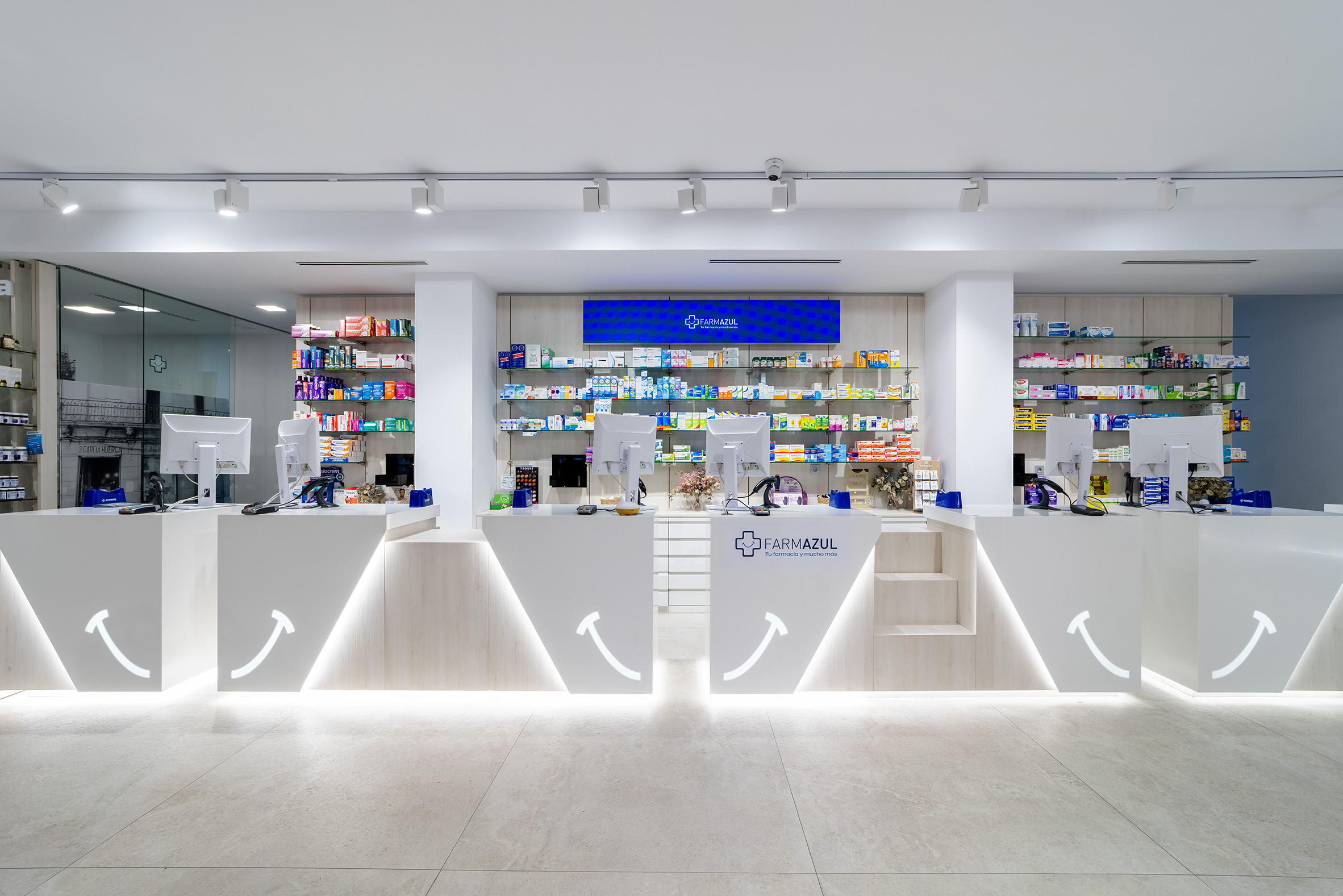 Imagen de una farmacia Farmazul